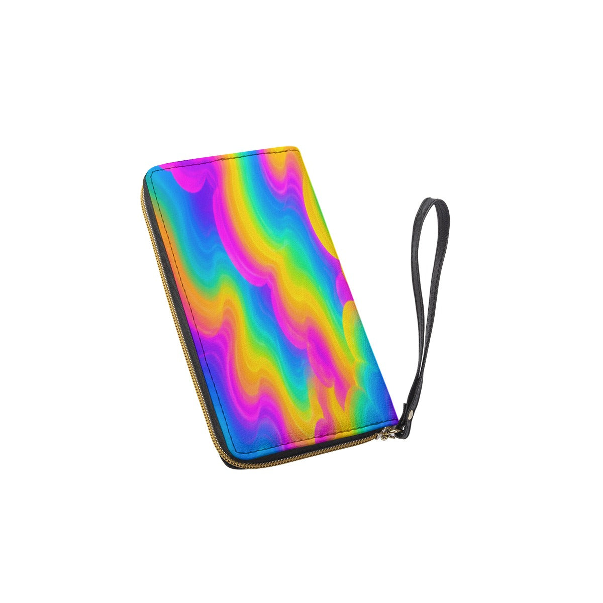 Long Wallet With Black Hand Strap