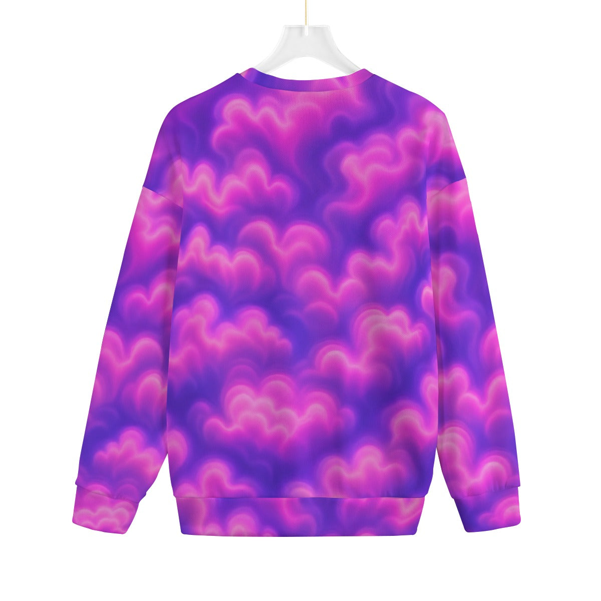 Unisex Drop-shoulder Knitted Fleece Sweater - view 2