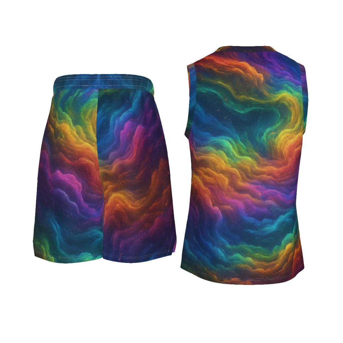 Men's V Neck Basketball Suit