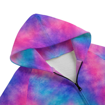 Children’s Zip-Up Raglan-Sleeve Hoodie | 310 GSM Cotton - view 3