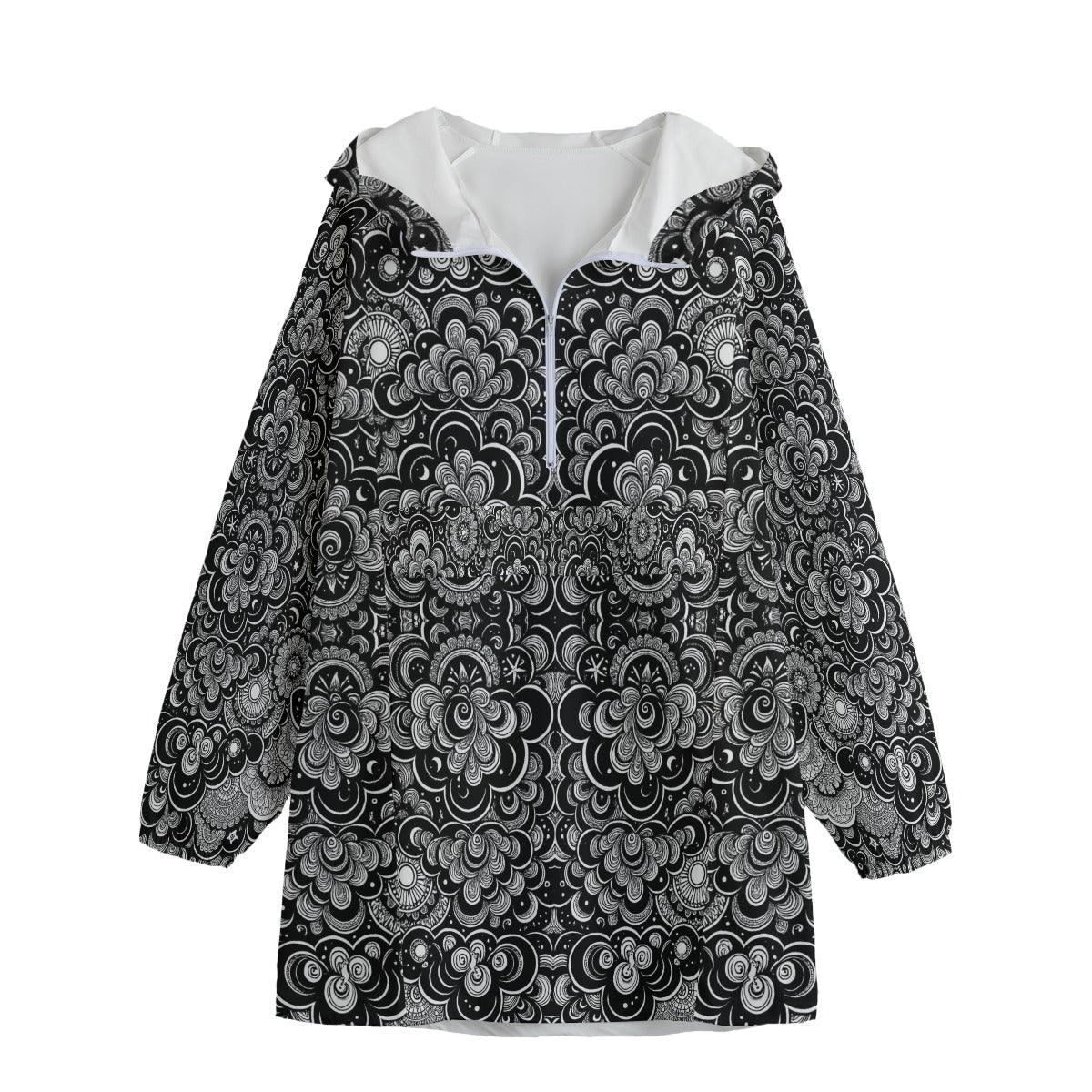 Unisex Windbreaker Long Jacket