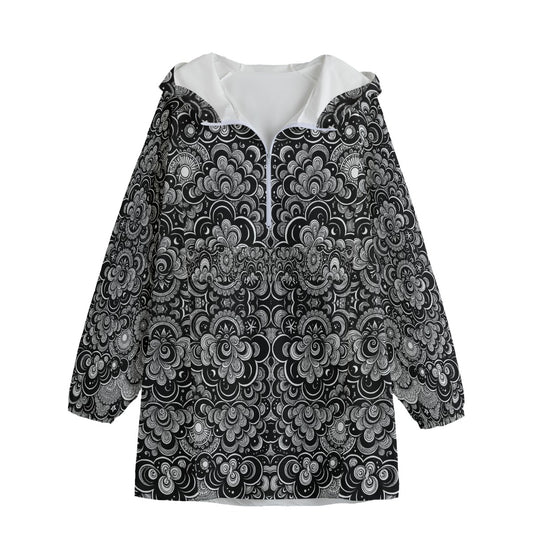 Unisex Windbreaker Long Jacket