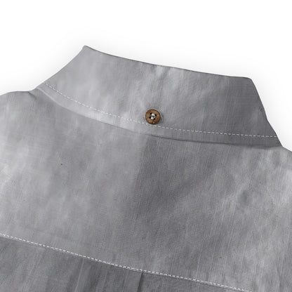 Men's Casual Lapel Long Sleeve Shirt|125GSM Cotton