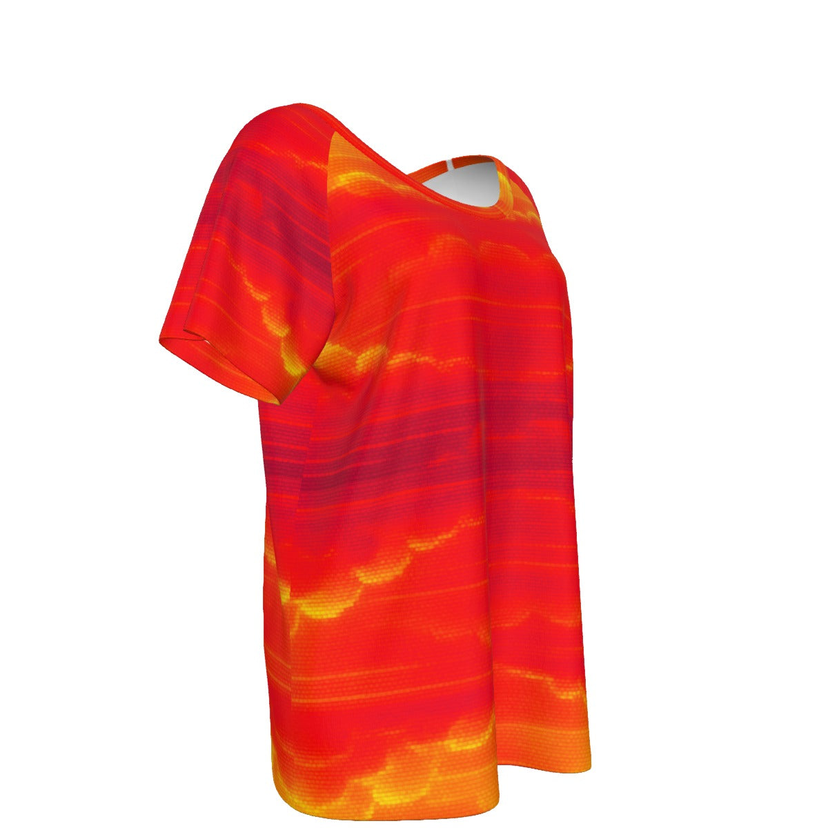 Women's Round Neck T-shirt With Raglan Sleeve