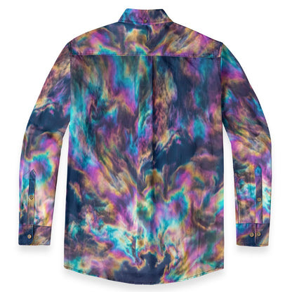 Men's Casual Lapel Long Sleeve Shirt|125GSM Cotton