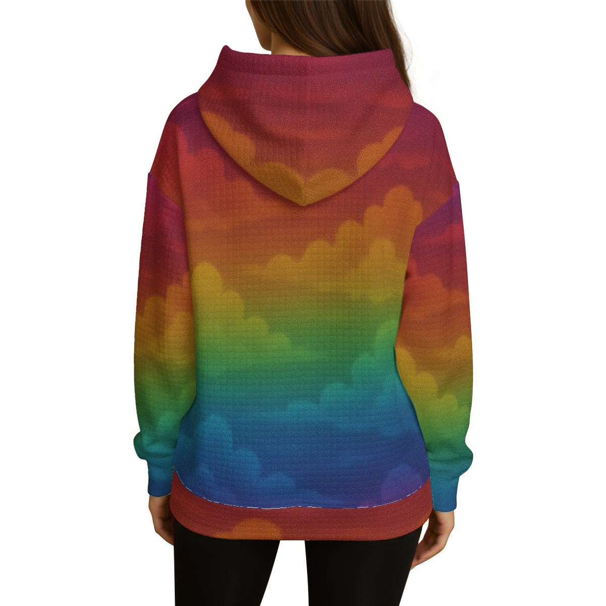 Women's Thick Waffle Knit Hoodie