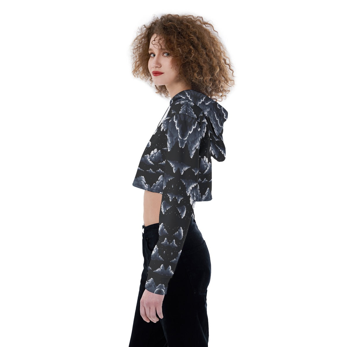 Women's Crop Top Hoodie