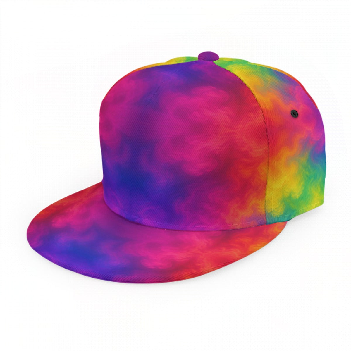 Baseball Cap With Flat Brim