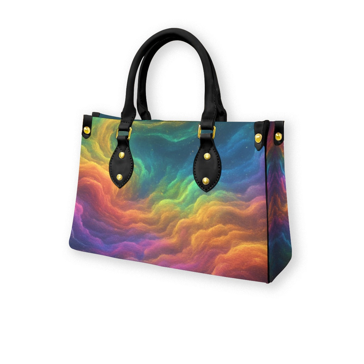 Women's Tote Bag With Black Handle