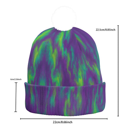 Unisex Knitted Hat With Pom-Pom