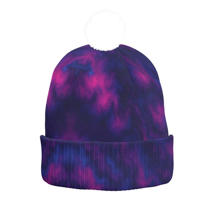 Unisex Knitted Hat With Pom-Pom