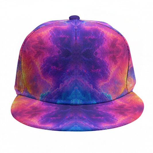 Baseball Cap With Flat Brim