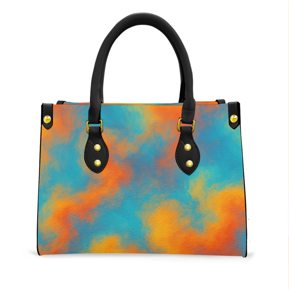 Women's Tote Bag With Black Handle