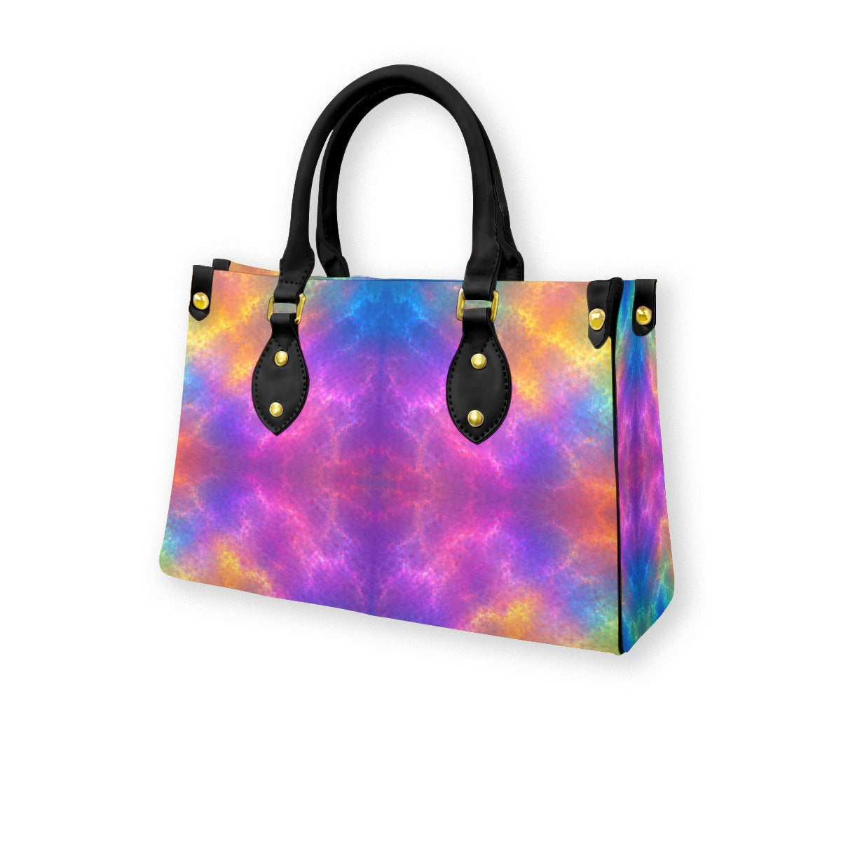 Women's Tote Bag With Black Handle