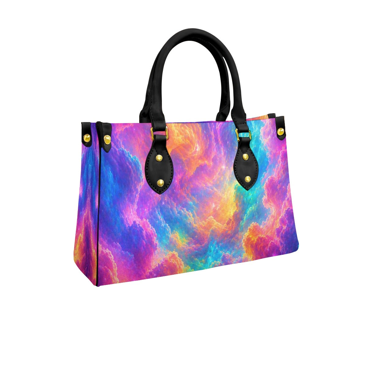 Women's Tote Bag With Black Handle