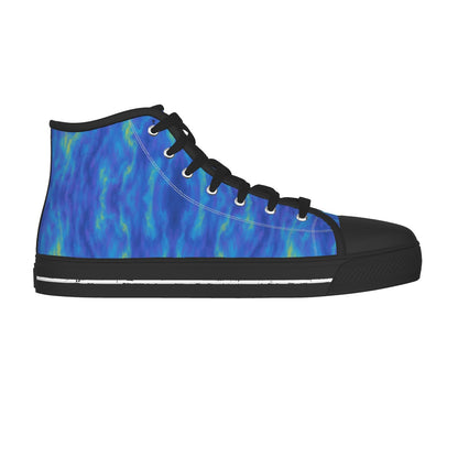 Men's Black Sole Canvas Shoes