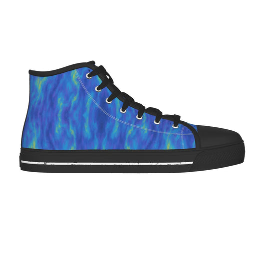 Men's Black Sole Canvas Shoes