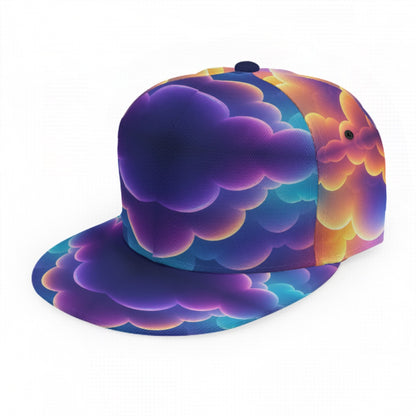 Baseball Cap With Flat Brim