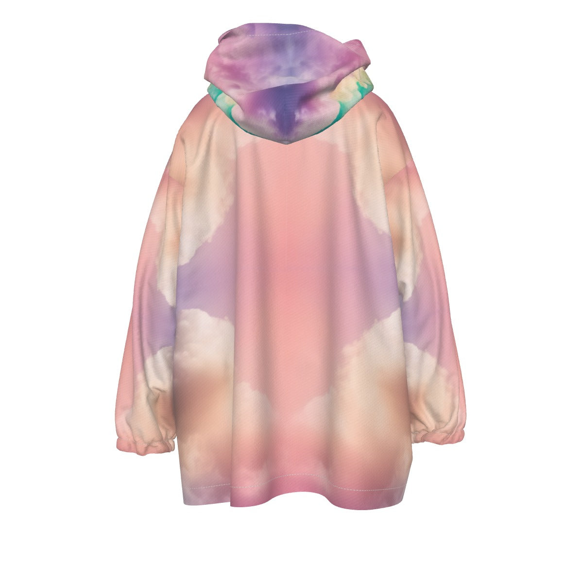 Unisex Kid's Sherpa Fleece Hoodie Blanket