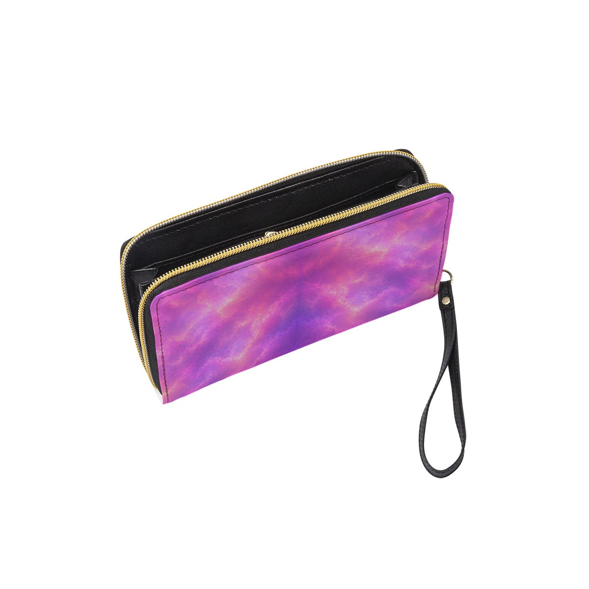 Long Wallet With Black Hand Strap