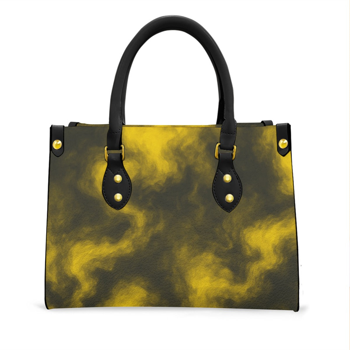 Women's Tote Bag With Black Handle