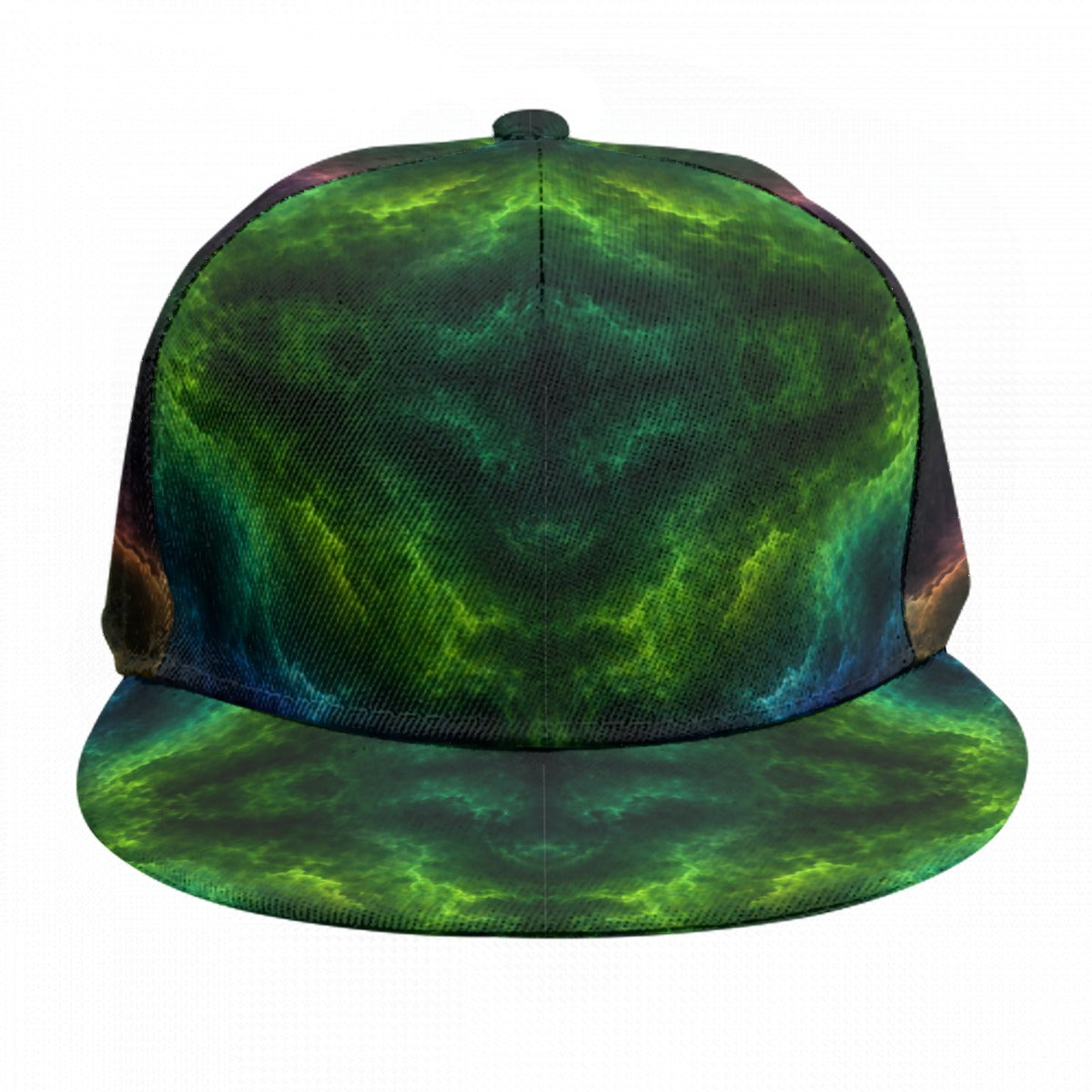 Baseball Cap With Flat Brim