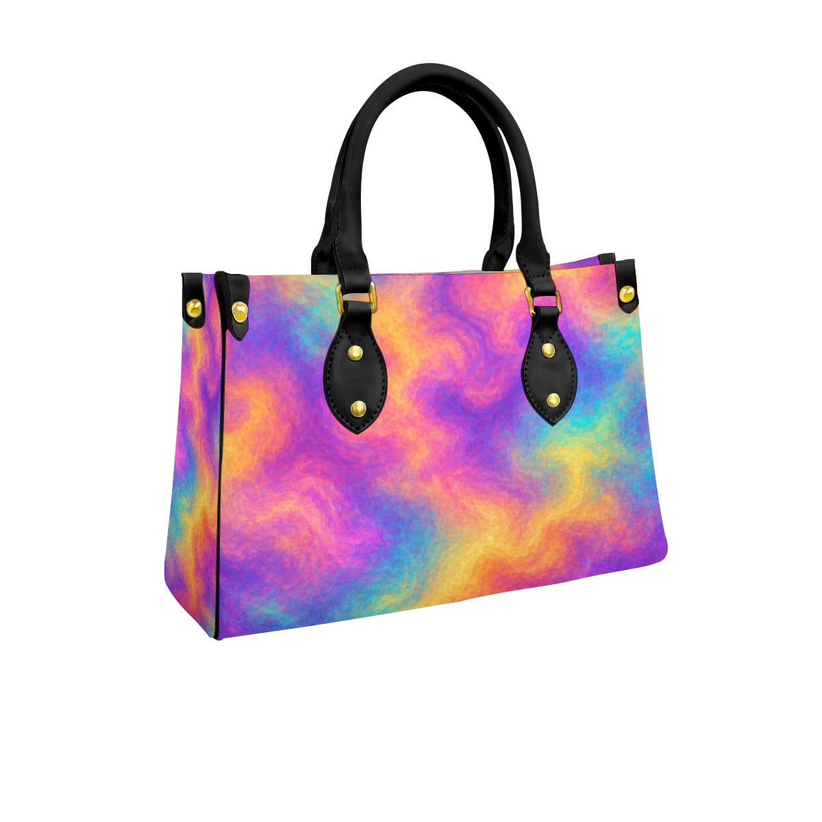 Women's Tote Bag With Black Handle