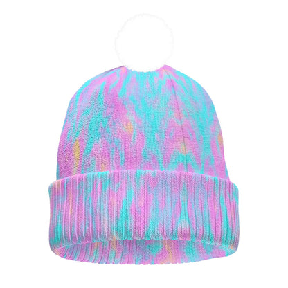 Unisex Knitted Hat With Pom-Pom