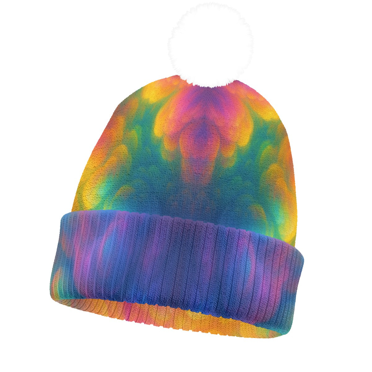 Unisex Knitted Hat With Pom-Pom