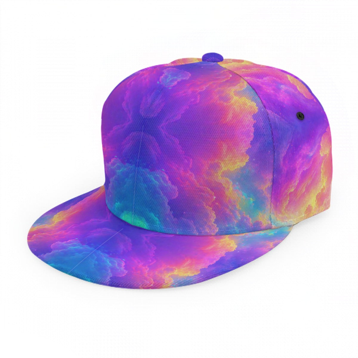 Baseball Cap With Flat Brim