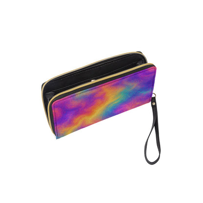 Long Wallet With Black Hand Strap