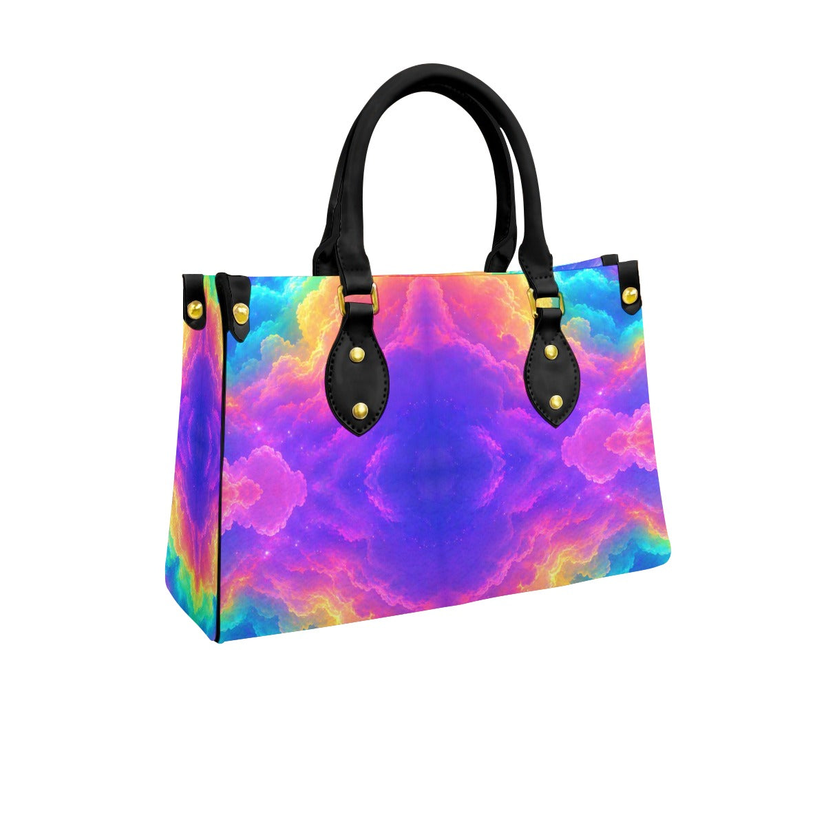 Women's Tote Bag With Black Handle