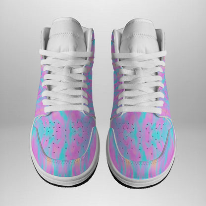 Women's Synthetic Leather Stitching Shoes