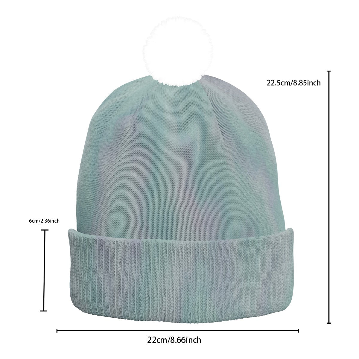Unisex Knitted Hat With Pom-Pom