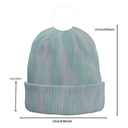 Unisex Knitted Hat With Pom-Pom