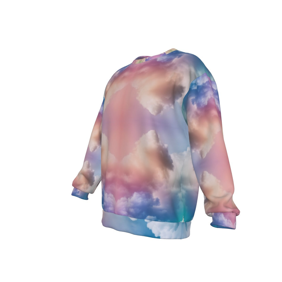Men's Drop Shoulder Round Neck Long-Sleeved Sweatshirt