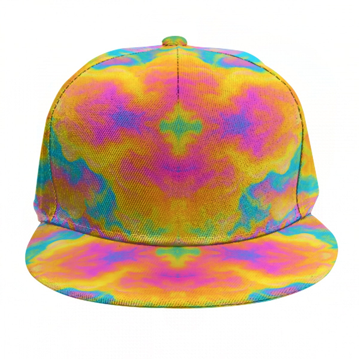 Baseball Cap With Flat Brim