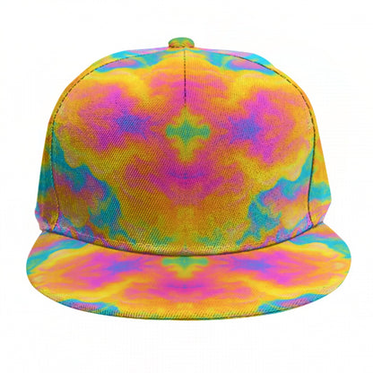 Baseball Cap With Flat Brim