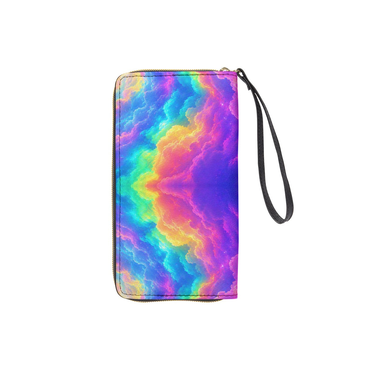 Long Wallet With Black Hand Strap