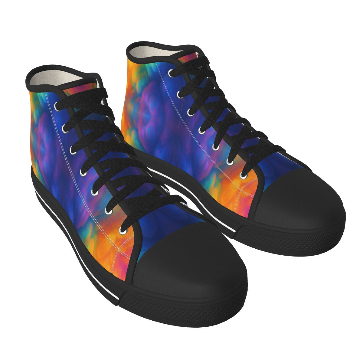 Men's Black Sole Canvas Shoes