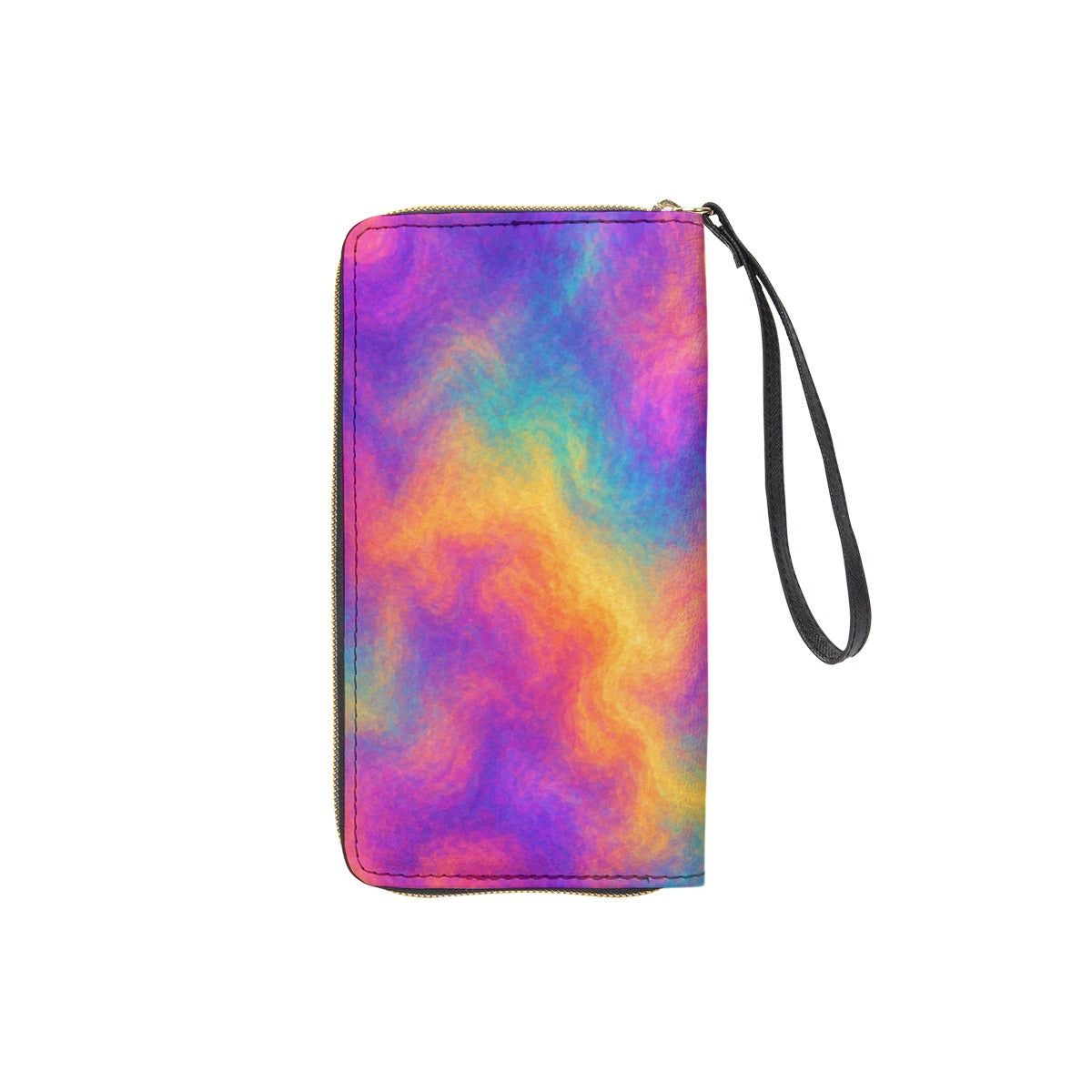 Long Wallet With Black Hand Strap