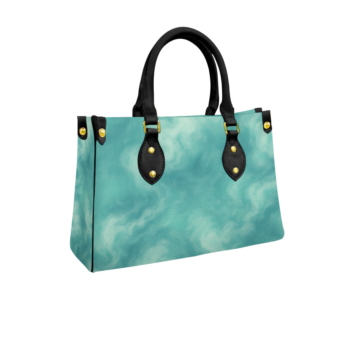 Women's Tote Bag With Black Handle