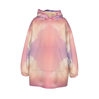 Unisex Kid's Sherpa Fleece Hoodie Blanket