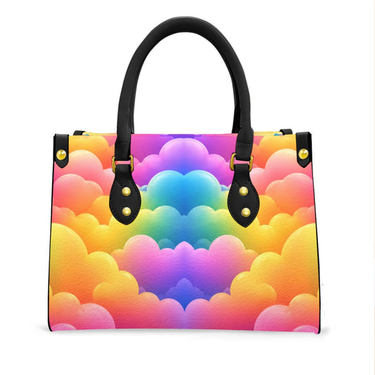 Women's Tote Bag With Black Handle