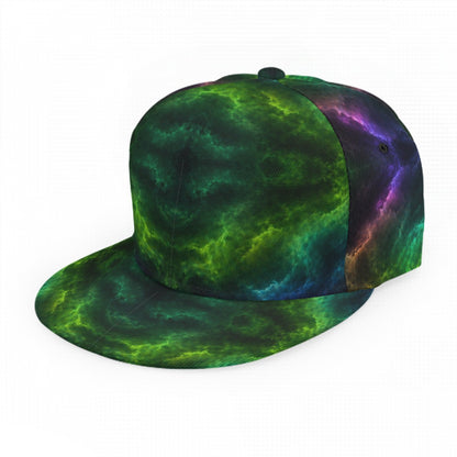 Baseball Cap With Flat Brim