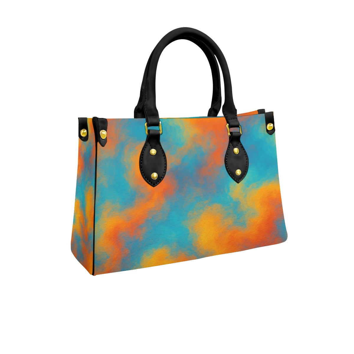 Women's Tote Bag With Black Handle