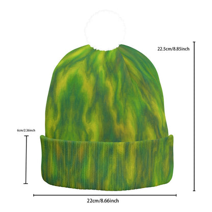 Unisex Knitted Hat With Pom-Pom