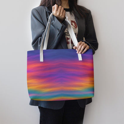 Unisex Stylish PU Leather Tote Bag