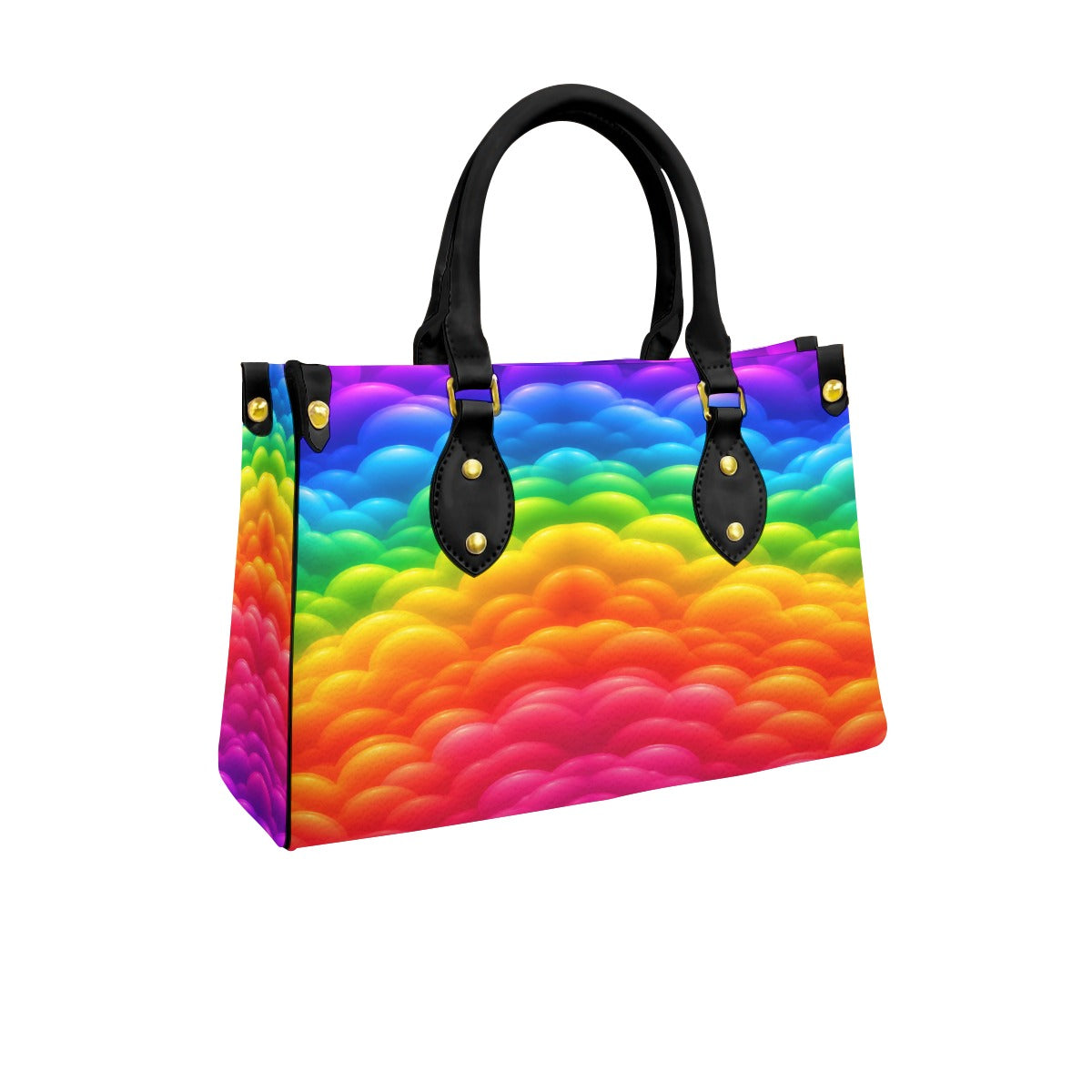 Women's Tote Bag With Black Handle