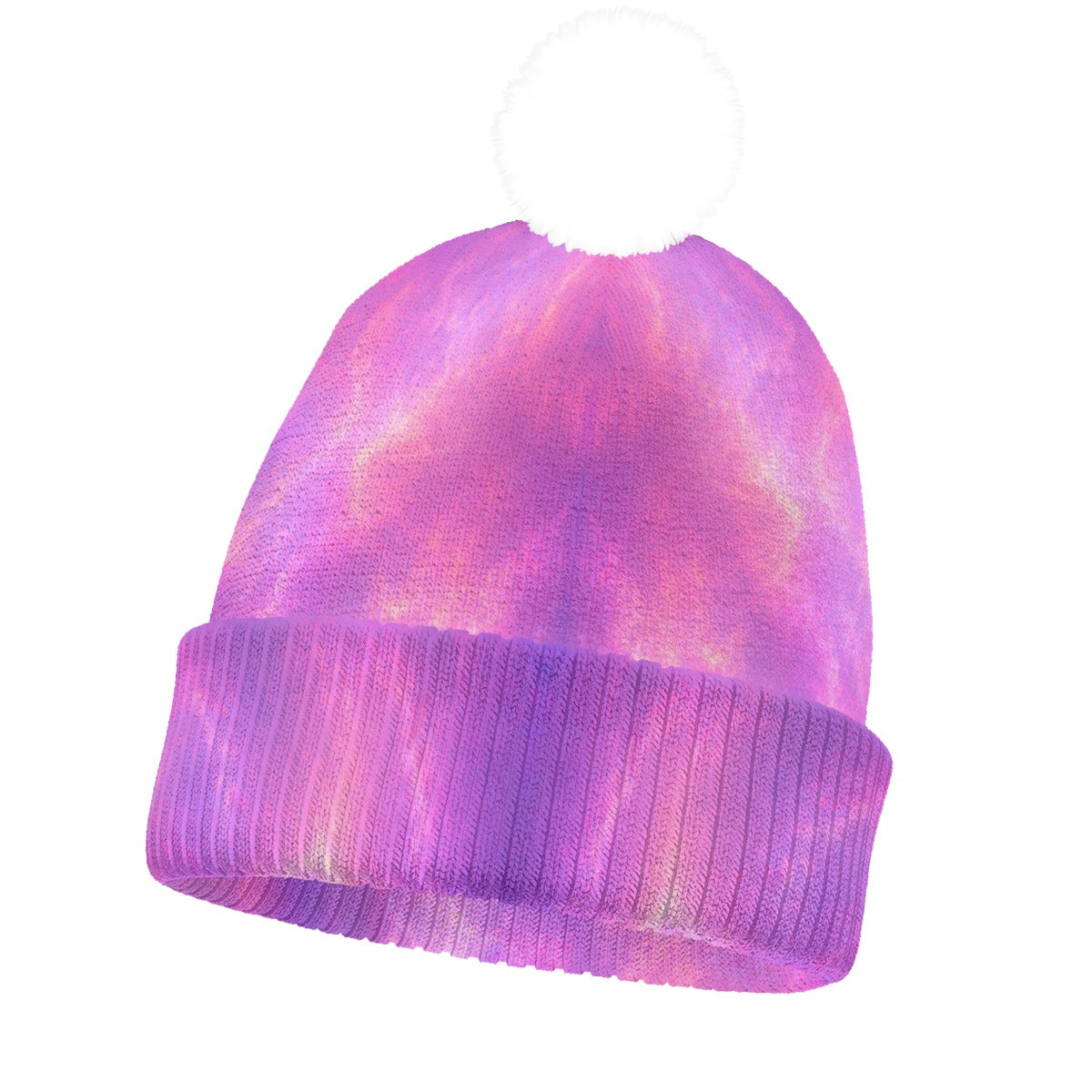 Knitted Hat With Pom-Pom